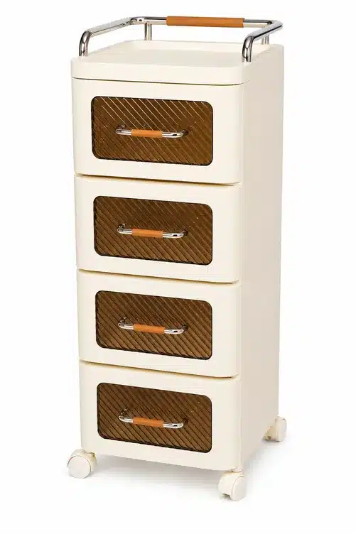 UrbanNest 4-Tier Rolling Storage Drawer Cabinet